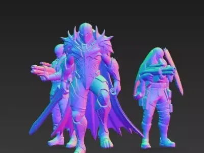 Black Wraith Squadron 3D print model purchase