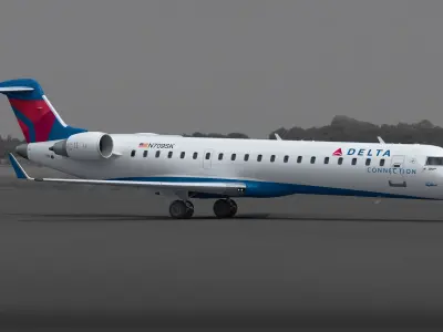 Bombardier CRJ700 Delta Connection 3D model purchase