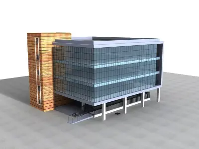 Office Building 3D model 78