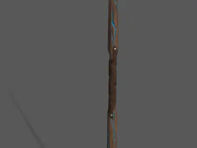 mystic speer Low-poly 3D model
