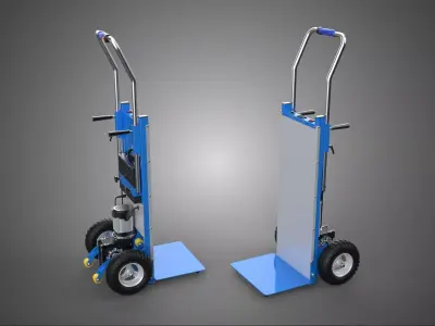 POWER ELECTRIC MOTOR HAND TRUCK DOLLY HANDTRUCK STAIR CLIMBING 2 3D model