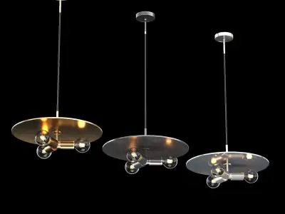 UTILITAIRE DISK TRIPLE PENDANT 3D model