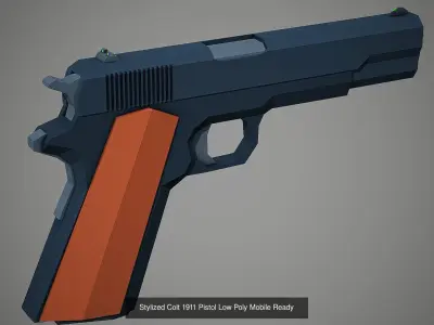 Small Stylized Weapon Pack vol 03 - Low Poly Game Ready