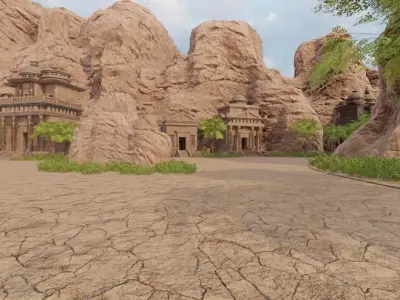 Ancient Canyon City 3D model purchase