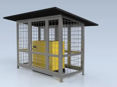 Cover Frame Genset Home Installation Portable  3D print model