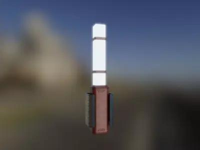 Light Rod Low-poly 3D model