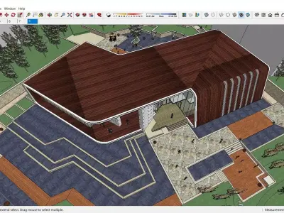 Sketchup Office building A22 3D model