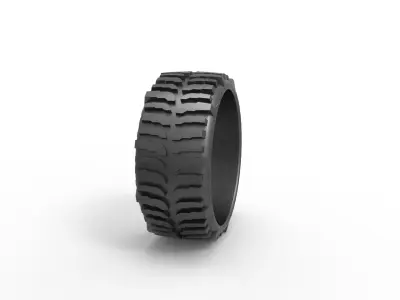 Super Swamper Bogger tire Ring 3D print model