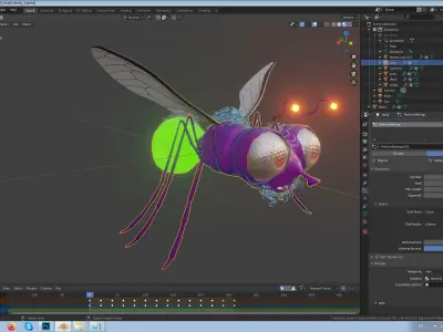 firefly fly 3D model