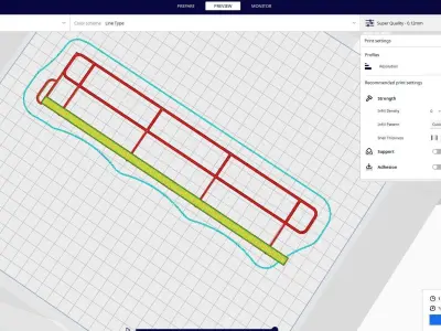 Industrial Railing 3D print model
