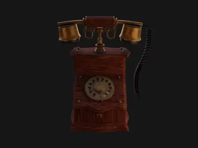 Old phone 3D model 3D model