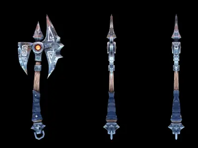 Battle Axe Free 3D model