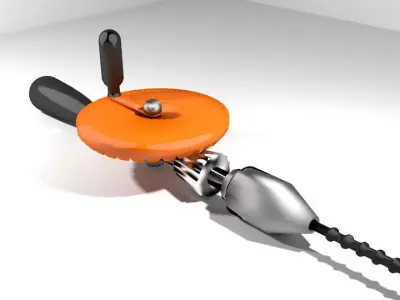 Craftsman Handtools - Hand Drill 3D model
