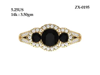 Wedding Ring  3D print model 303