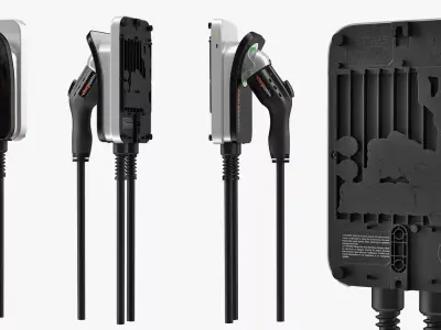 ChargePoint EV Charging Plug 3D model