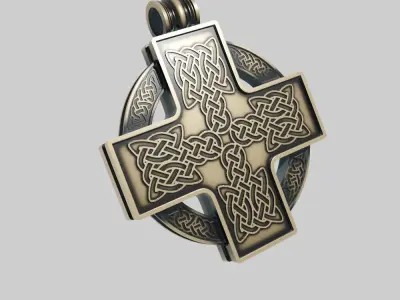 Celtic Cross - Vikings  model to print Part 02   3D print model