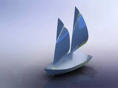 Bugis phinisi surface Free 3D model