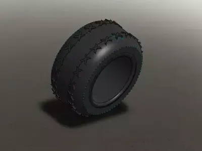 atv tyre Free 3D model