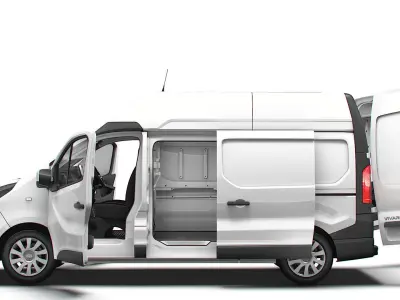 Vauxhall Vivaro Van L2H2 HQInterior 2019 3D model