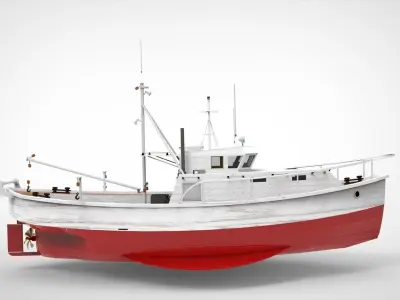 Fishing Ship 3D model purchase