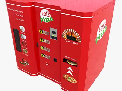 automatic cooking 3D model