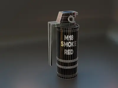 Grenade Smoke Free 3D model