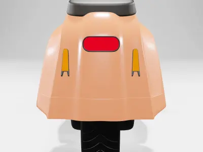 Motorcycle or scooter 3D model