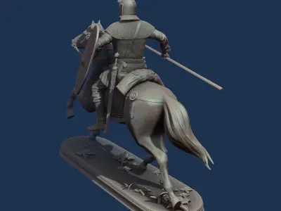 Roman Cavalryman 3D print model