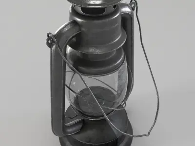 Oil Lamp 3D model