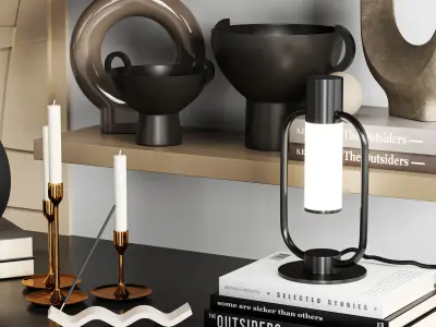 Decorative set 3D model buy