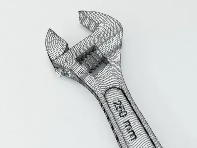 Wrench 3D model 6