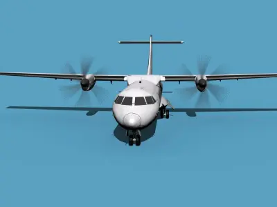 ATR  ATR-72-600 Hokkaido Air System HAC 3D model