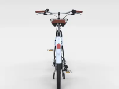 Electric Bicycle Black 3D model