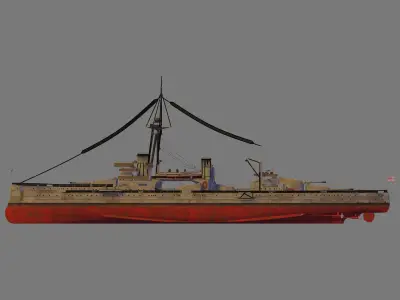 HMS Colossus 3D model