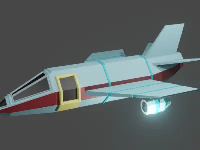 Plane for free Free low-poly 3D model