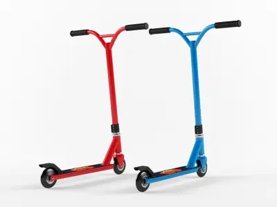 Razor Scooters Set 3D model
