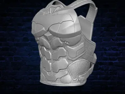 Anti Hero Vest 3D printable File for Action Figures 3D print model