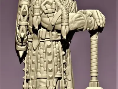 DWARF GUARD 3D print model