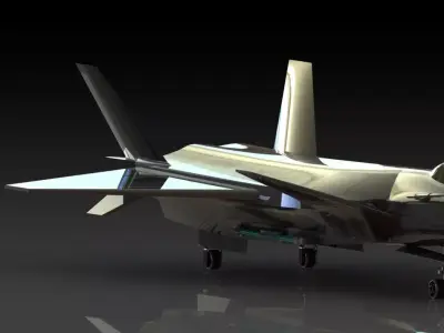 chengdu j20 3d cad model 3D print model