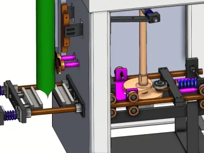 Volumetric Cup Filler Machine - Accurate Dry Product Filling 3D model