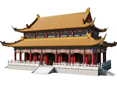 Imperial Palace Hall 3D model purchase