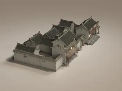 Ancient architecture 3D model