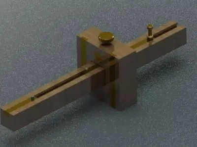 Mortice Gauge Free 3D model