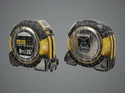 Measuring Tape  Low-poly 3D model