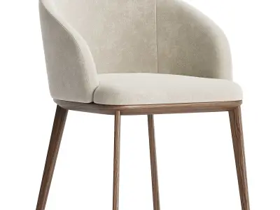 TARANTO dining chair set 3D model