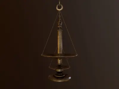 Scales Low-poly 3D model