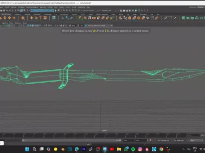 SWORD MODEL Low-poly 3D model 6