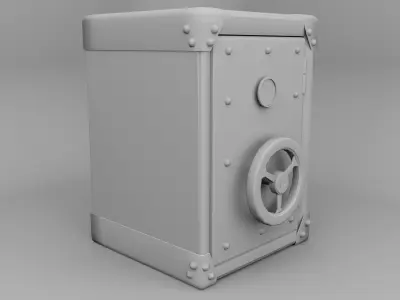 Iron Safe 3D model purchase