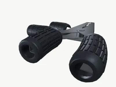 Crocodile clamp 3D model
