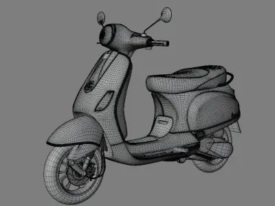 Piaggio Vespa LX125 3D model